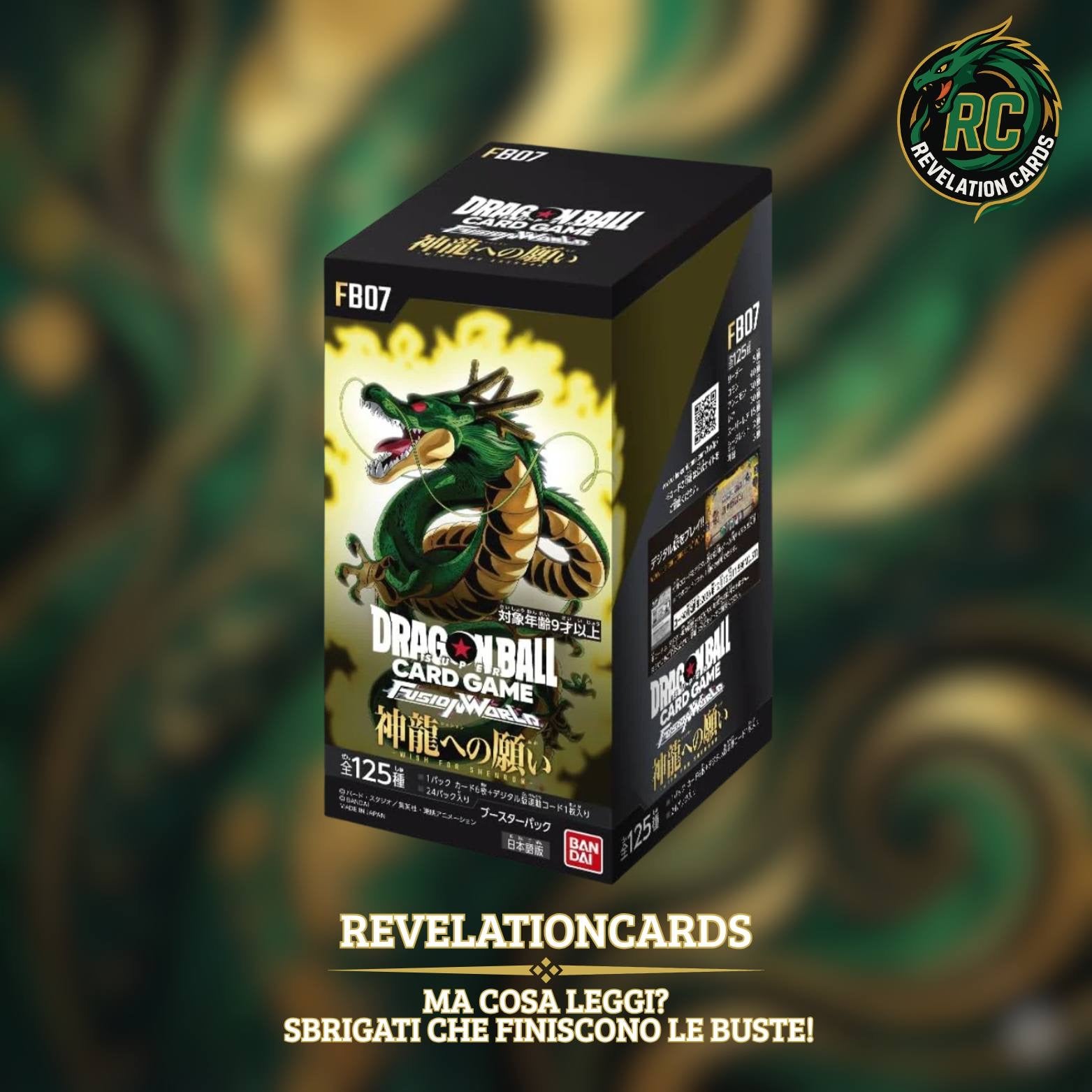 🐉 Dragon Ball Card Game – FB07 Booster Box (Giappone)