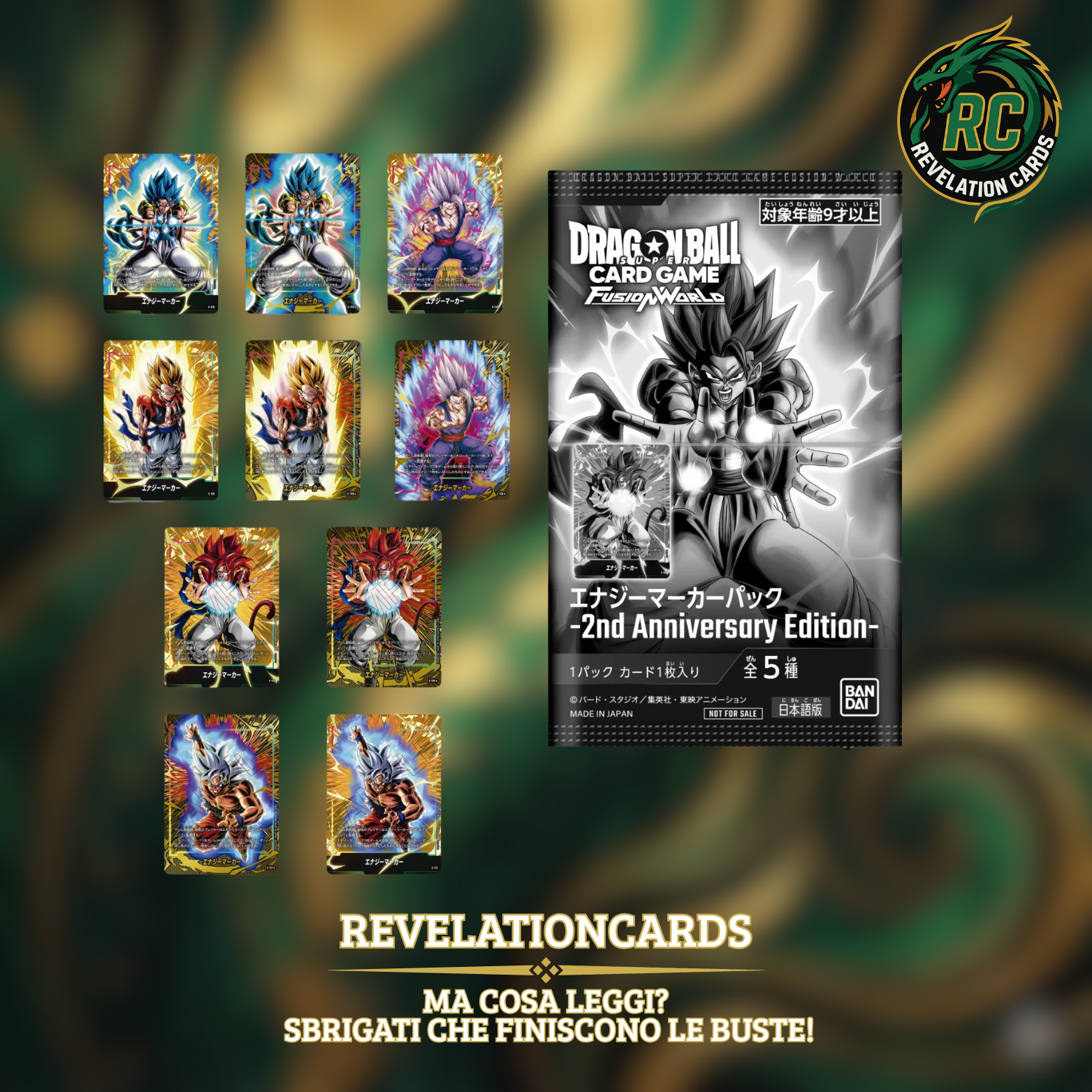 🐉 Dragon Ball Card Game – 2nd Anniversary Edition Booster (Giappone)