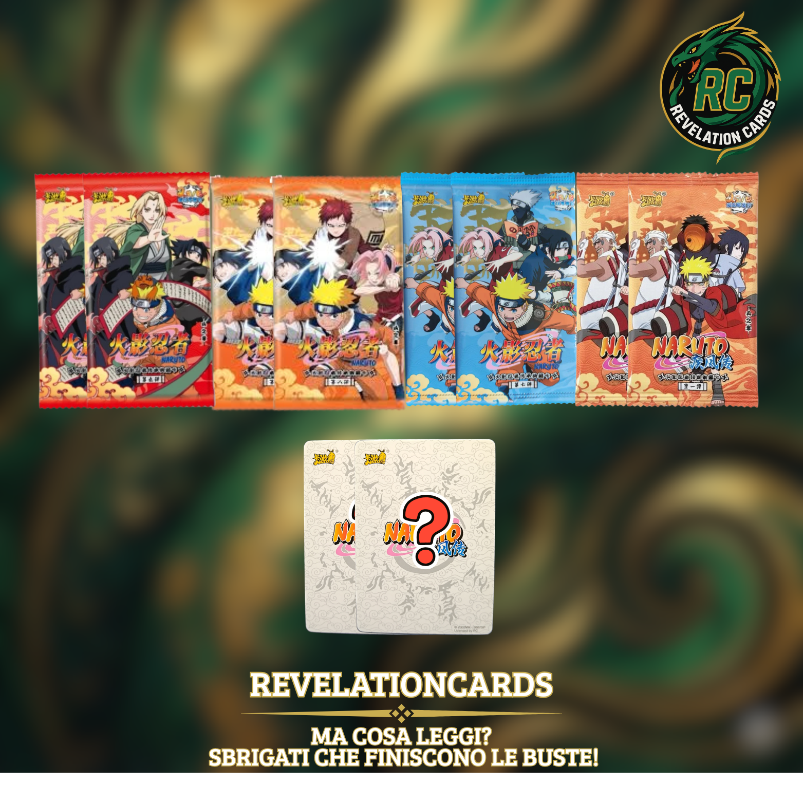 🍥 Naruto Kayou – Multi Set Pack (8 Bustine + Promo)