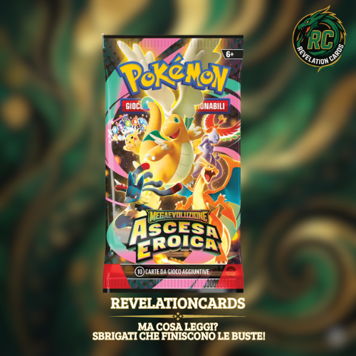⚔️ Pokémon – Ascesa Eroica (Bustina ITA)