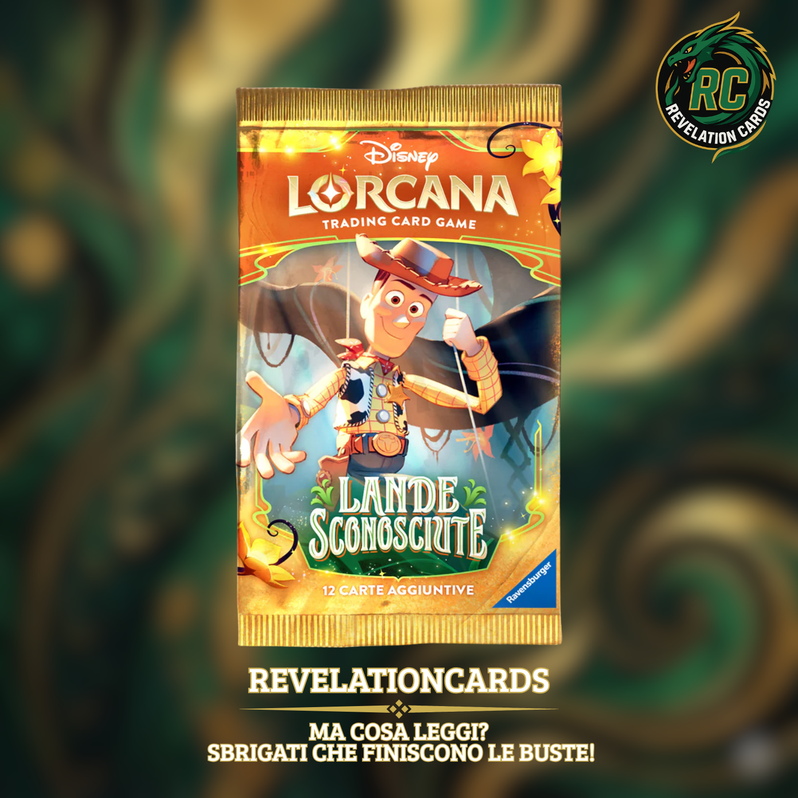 ✨ Disney Lorcana – Lande Sconosciute (Bustina ITA)