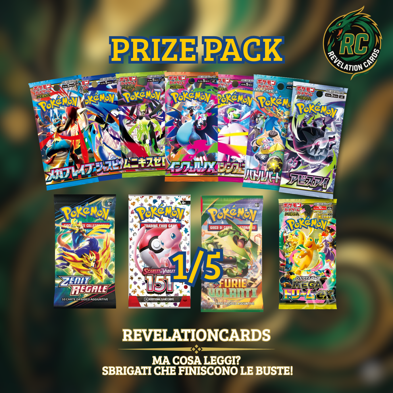 🔥 Pokémon – Prize Pack