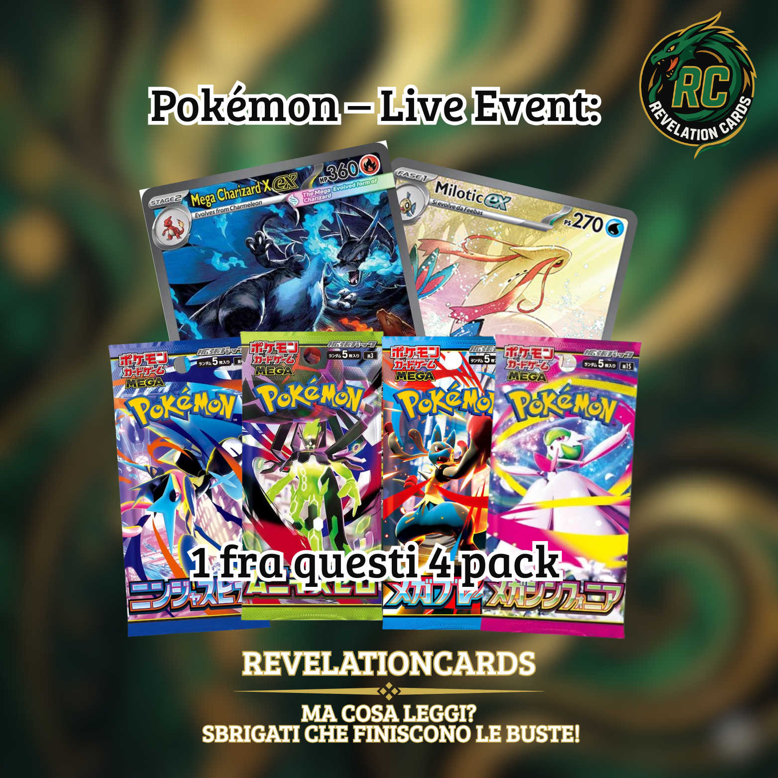 💥Pokémon – Live Event: Legendary Pack