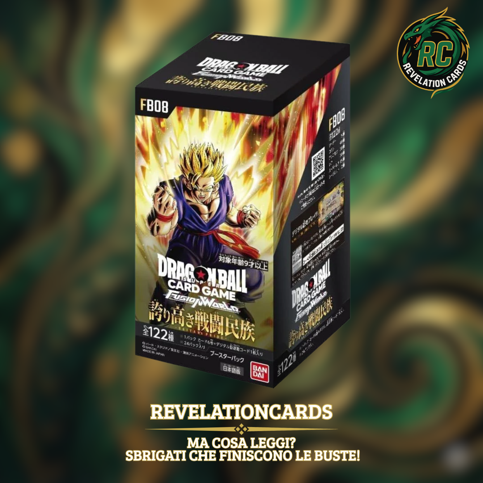 🐉 Dragon Ball Super Card Game – FB08 Box (Giappone)