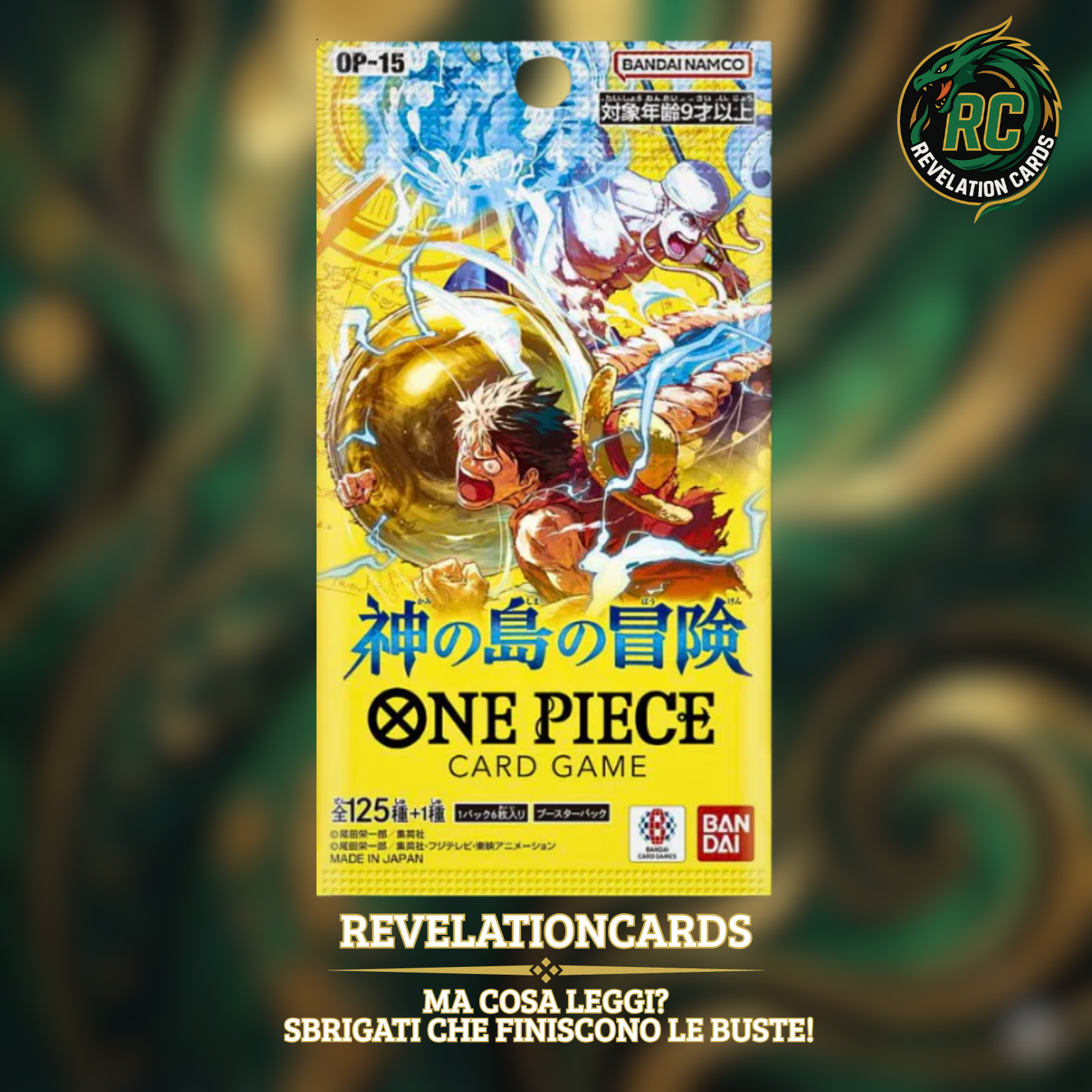 🏴☠️ One Piece Card Game – OP15 Bustina (Giappone)
