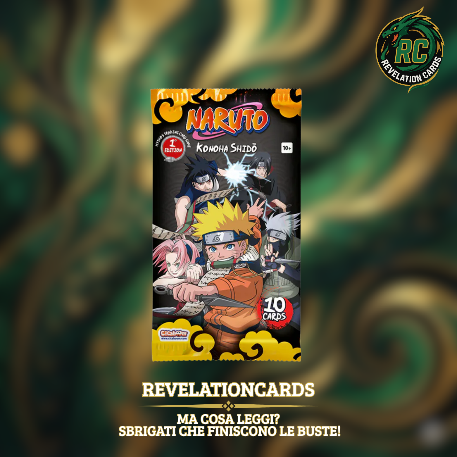 🍥 Naruto Card Game – Bustina  Mythos Konoha Shidō
