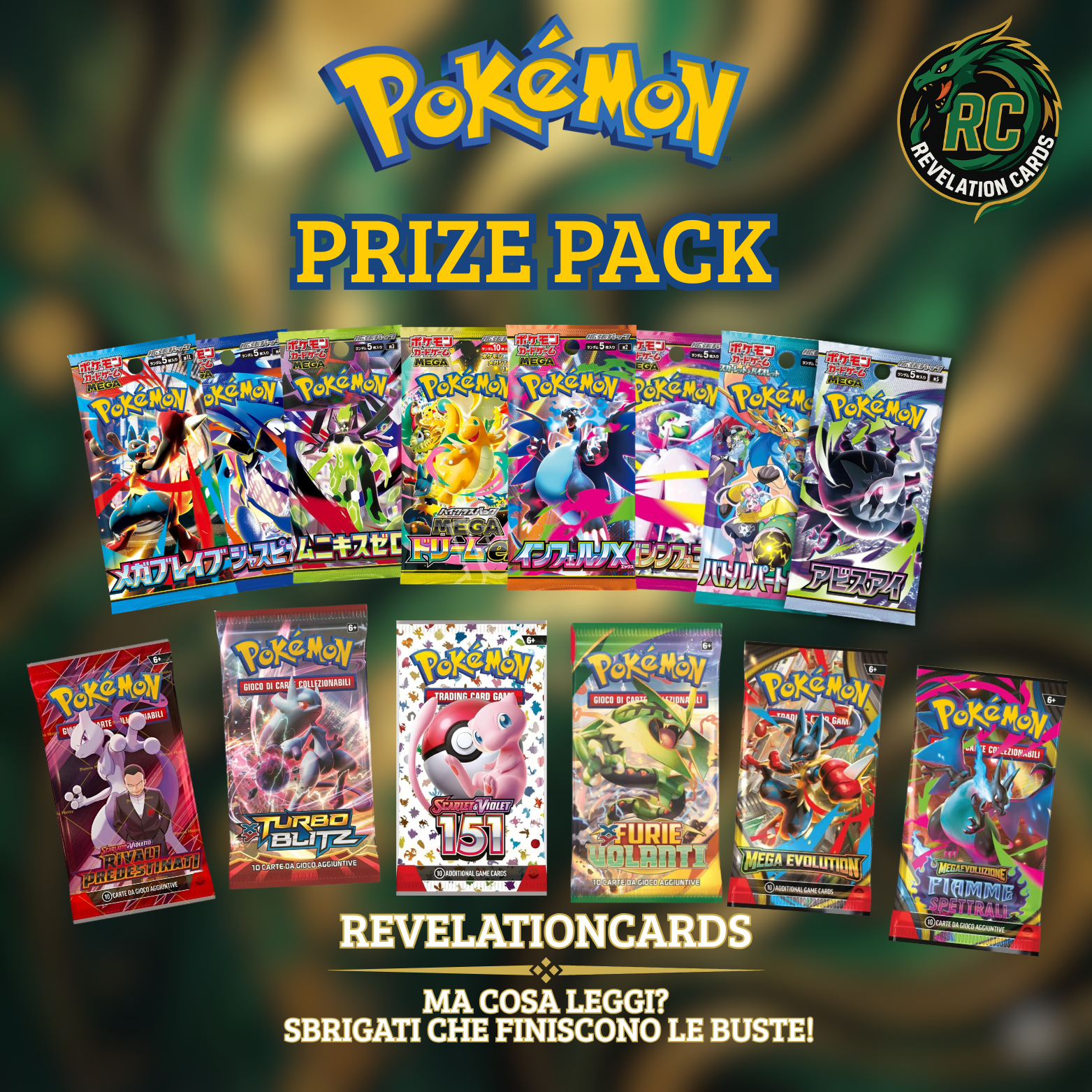 🔥 Pokémon – Prize Pack