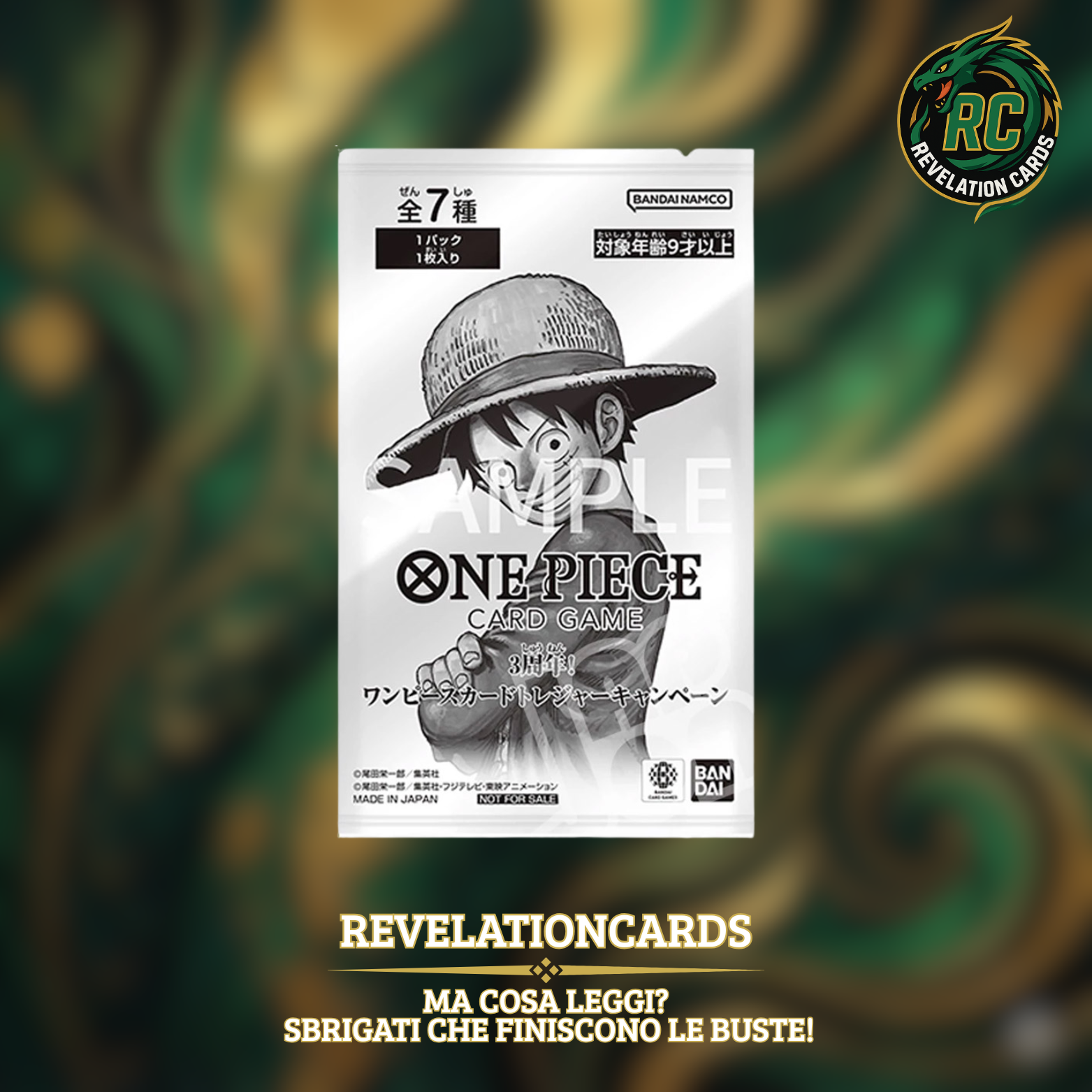 🏴☠️ One Piece Card Game – OP13 Treasure Pack (Giappone)