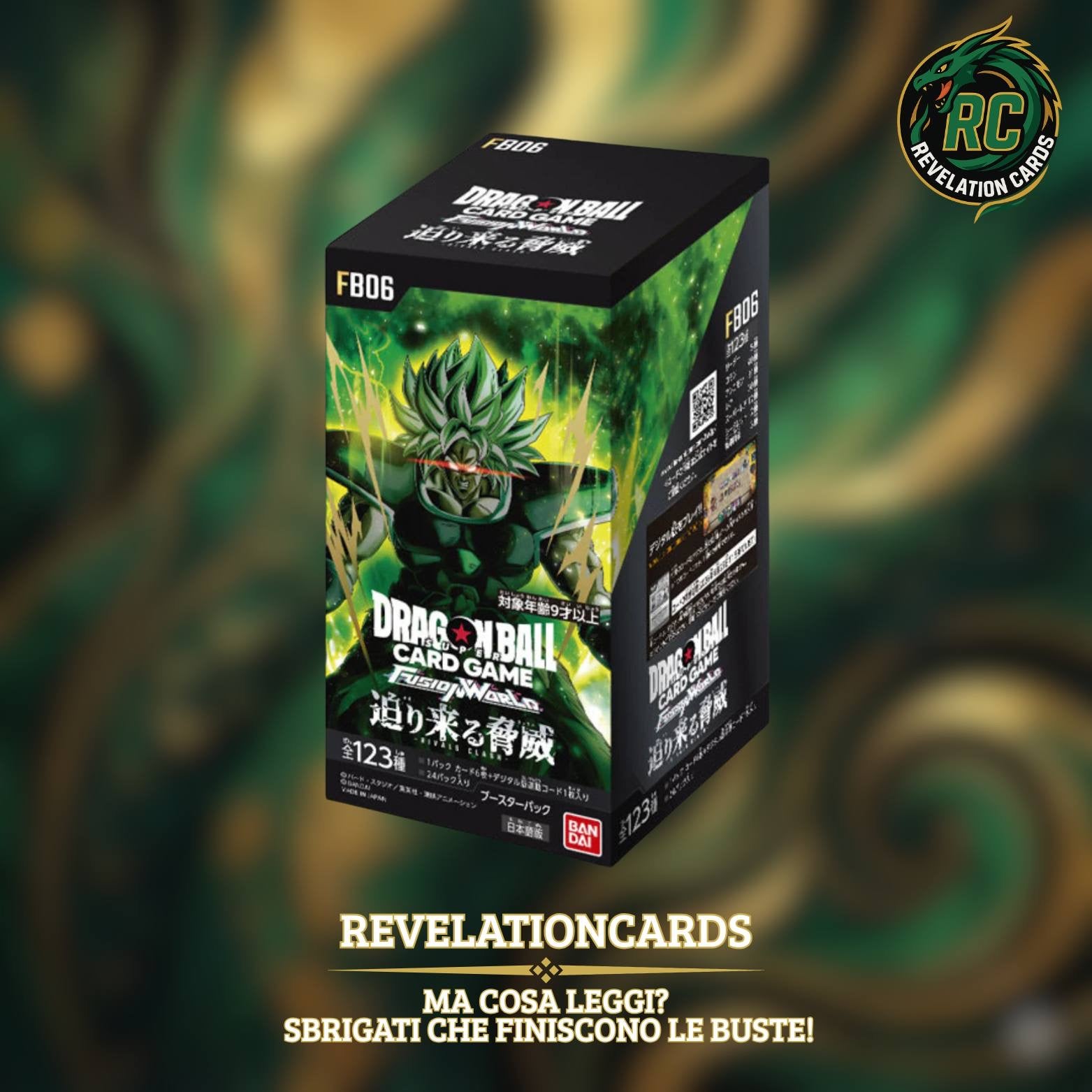🐉 Dragon Ball Card Game – FB06 Booster Box (Giappone)