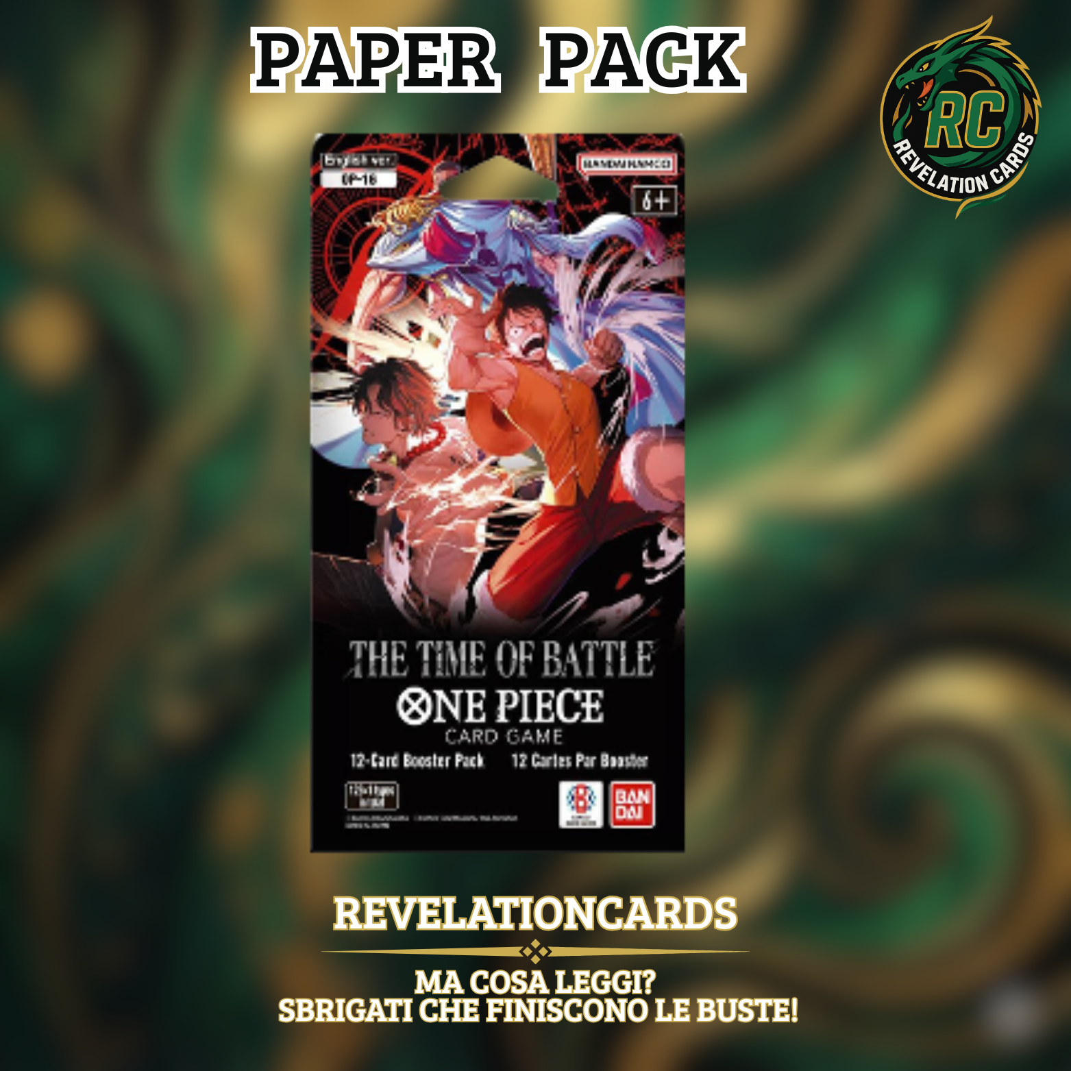 🏴☠️ One Piece Card Game – OP16 Paper Pack (ENG)