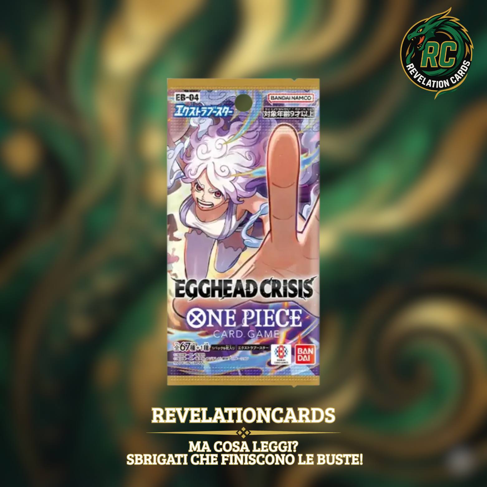 🏴☠️ One Piece Card Game – EB04 Booster (Giappone)