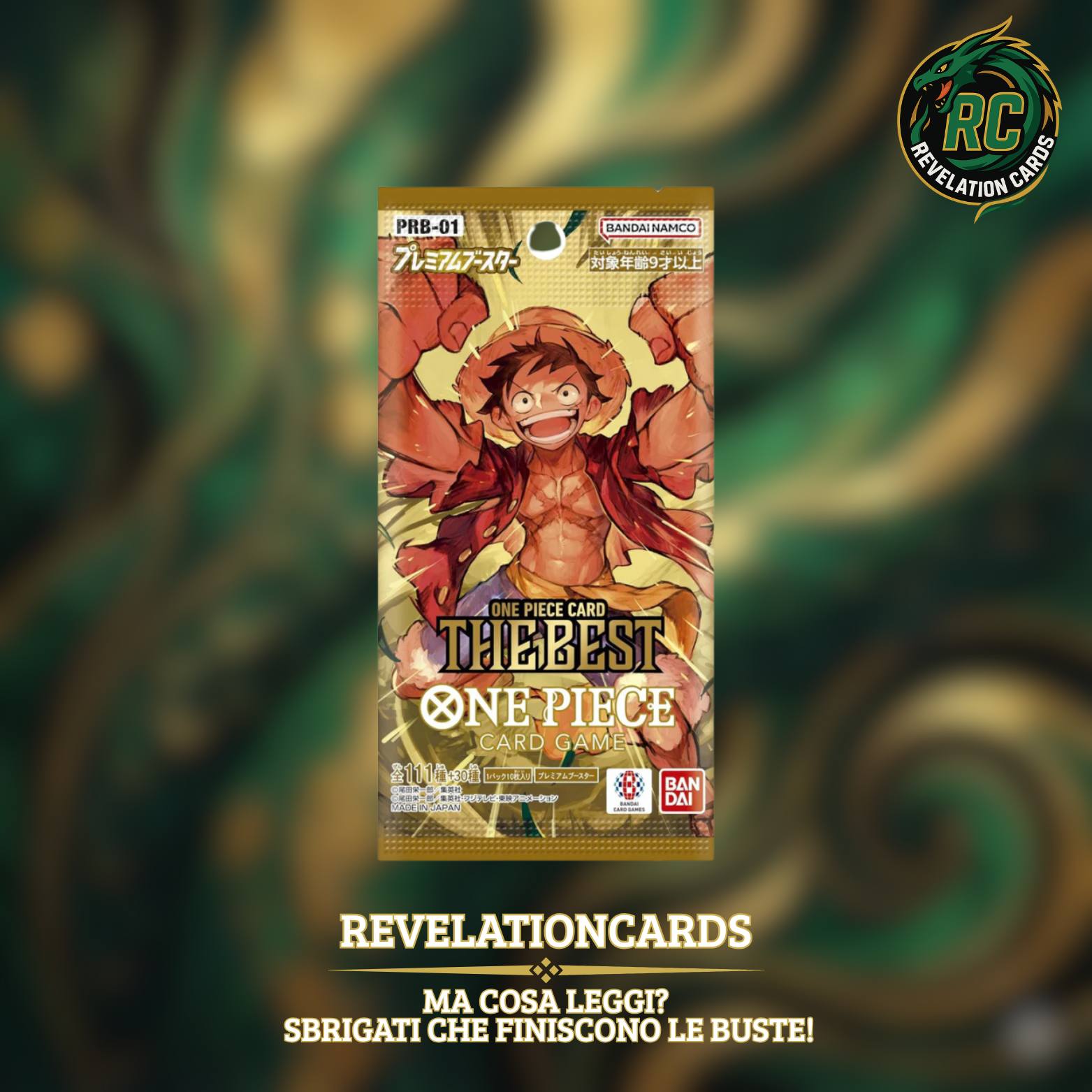 🏴☠️ ONE PIECE Card Game – PRB1 Premium Booster  (JAP)