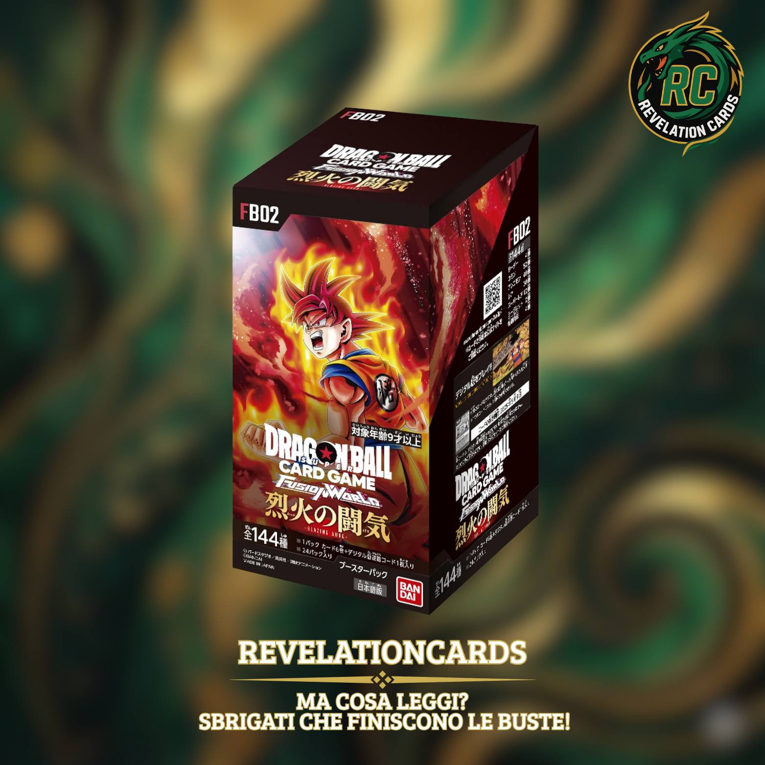 🐉 Dragon Ball Super Card Game – FB02 Booster Box (Giappone)
