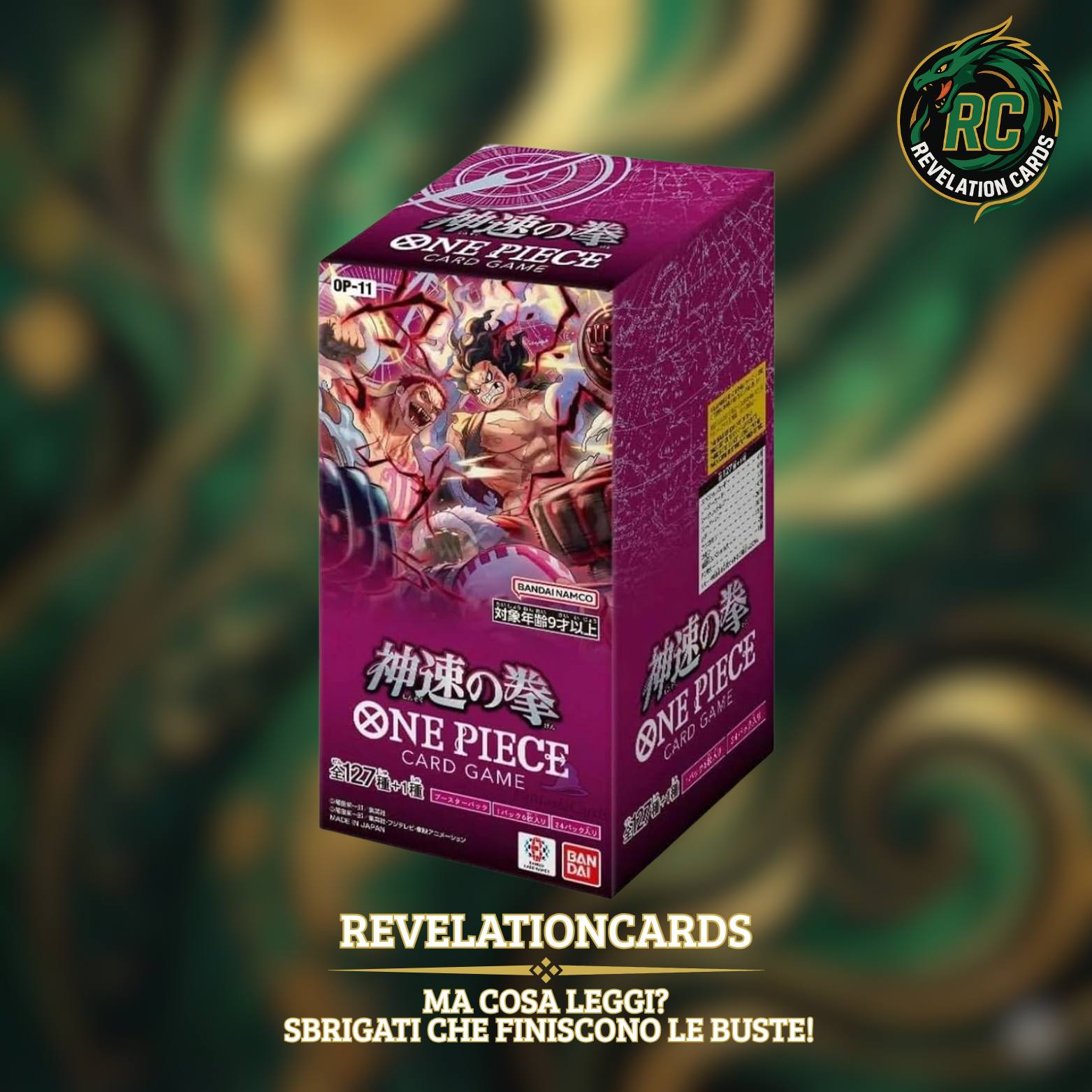 🏴‍☠️ One Piece TCG – Box OP11 (Giappone)