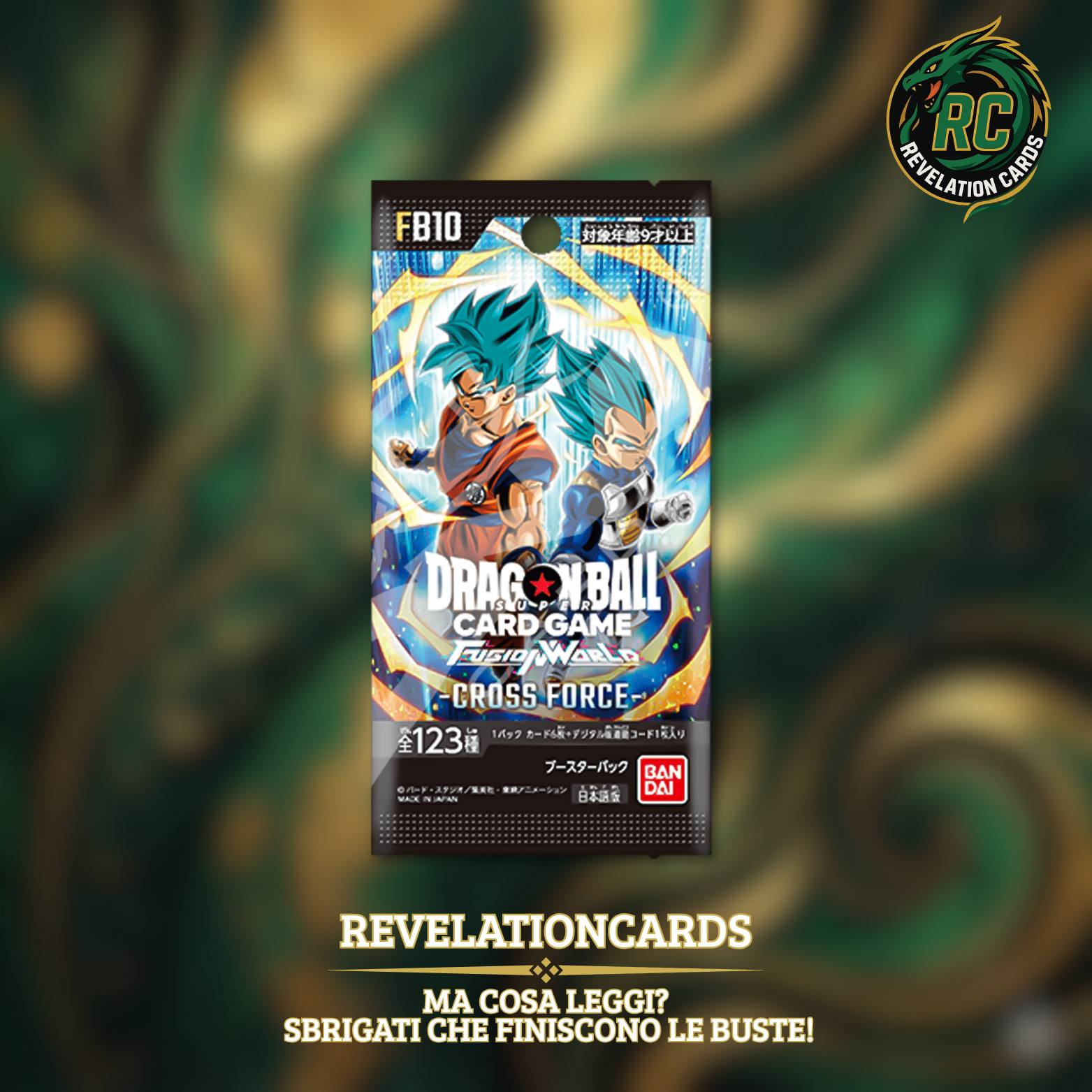 🐉 Dragon Ball Card Game – FB10 Booster Pack JAP