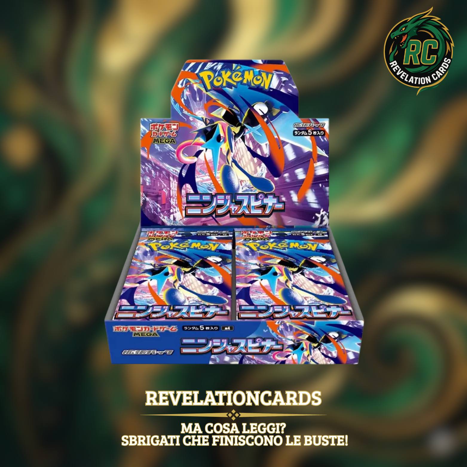 🥷✨ Pokémon – Ninja Spinner Box (Giappone)