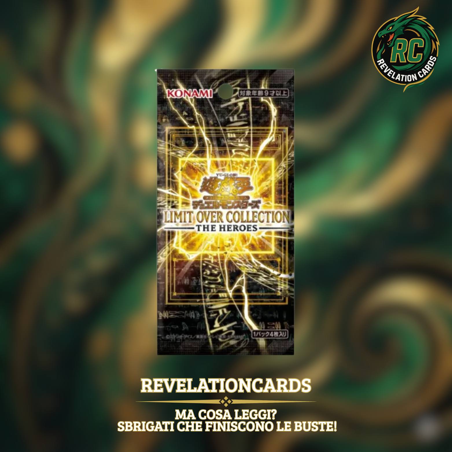 🃏 Yu-Gi-Oh! – Limit Over Collection: The Heroes (Bustina)