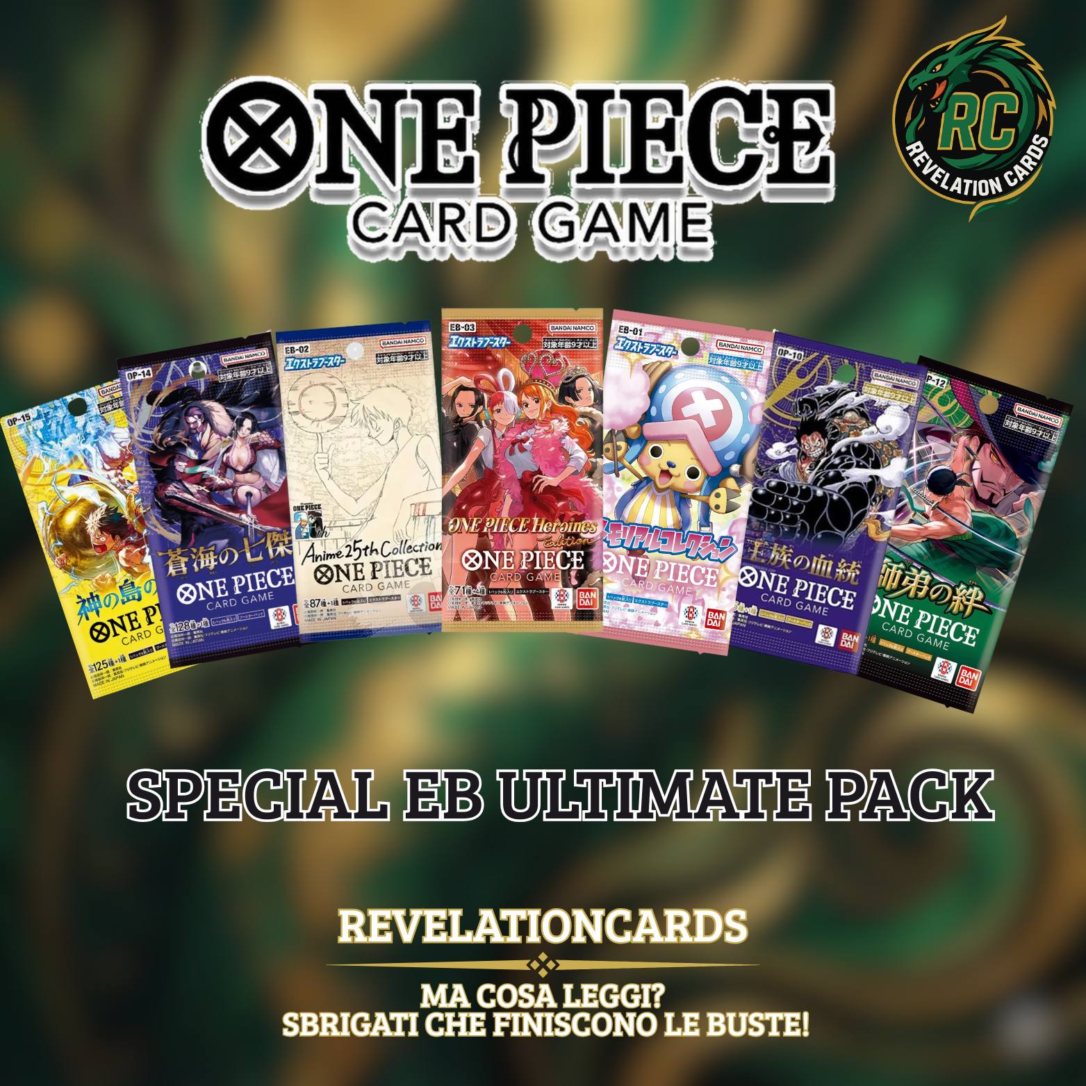 🏴☠️ One Piece TCG – SPECIAL EB ULTIMATE PACK  (7 Bustine)