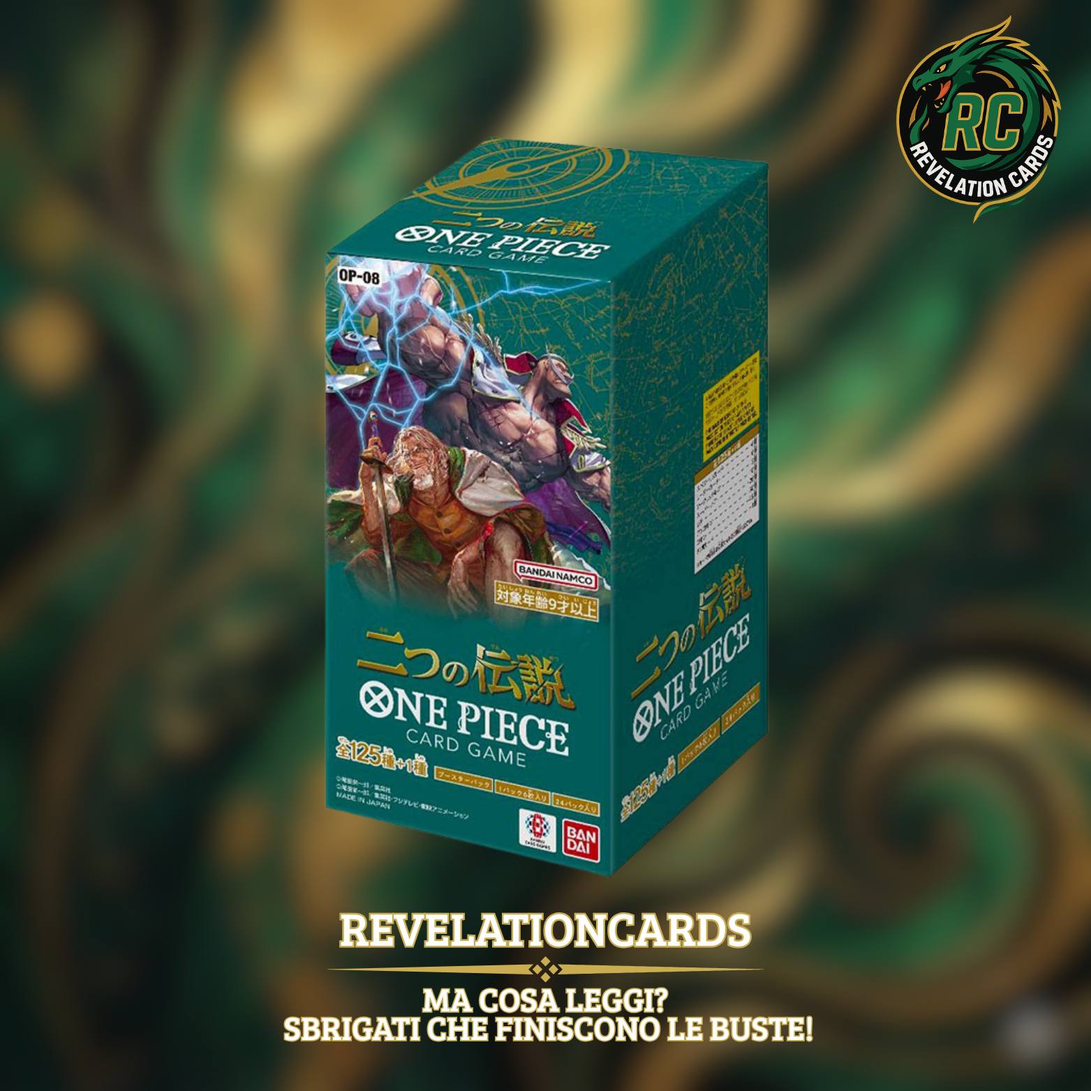 🏴☠️ One Piece Card Game – OP08 Booster Box (Giappone)