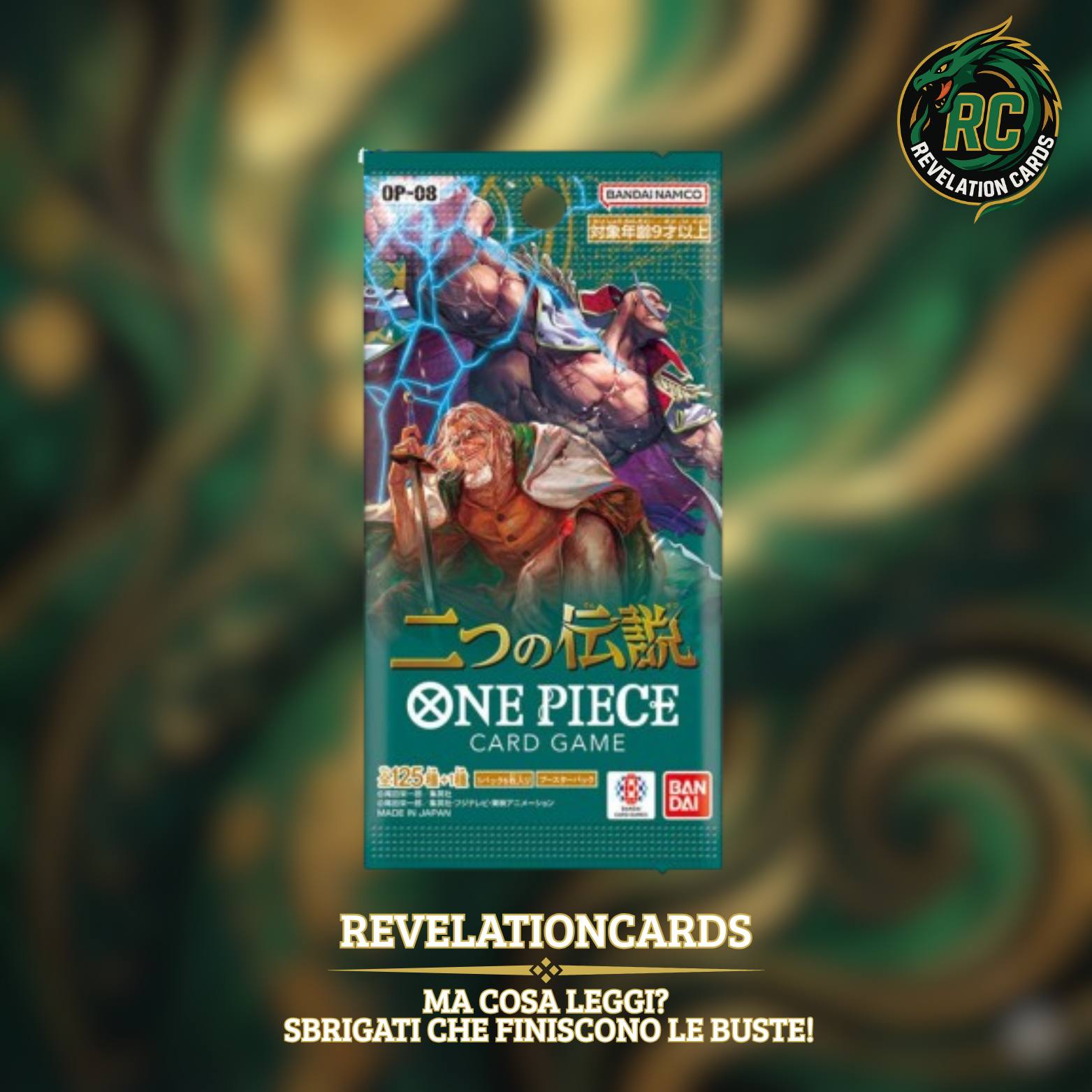 🏴☠️ One Piece Card Game – OP08 Booster (Giappone)