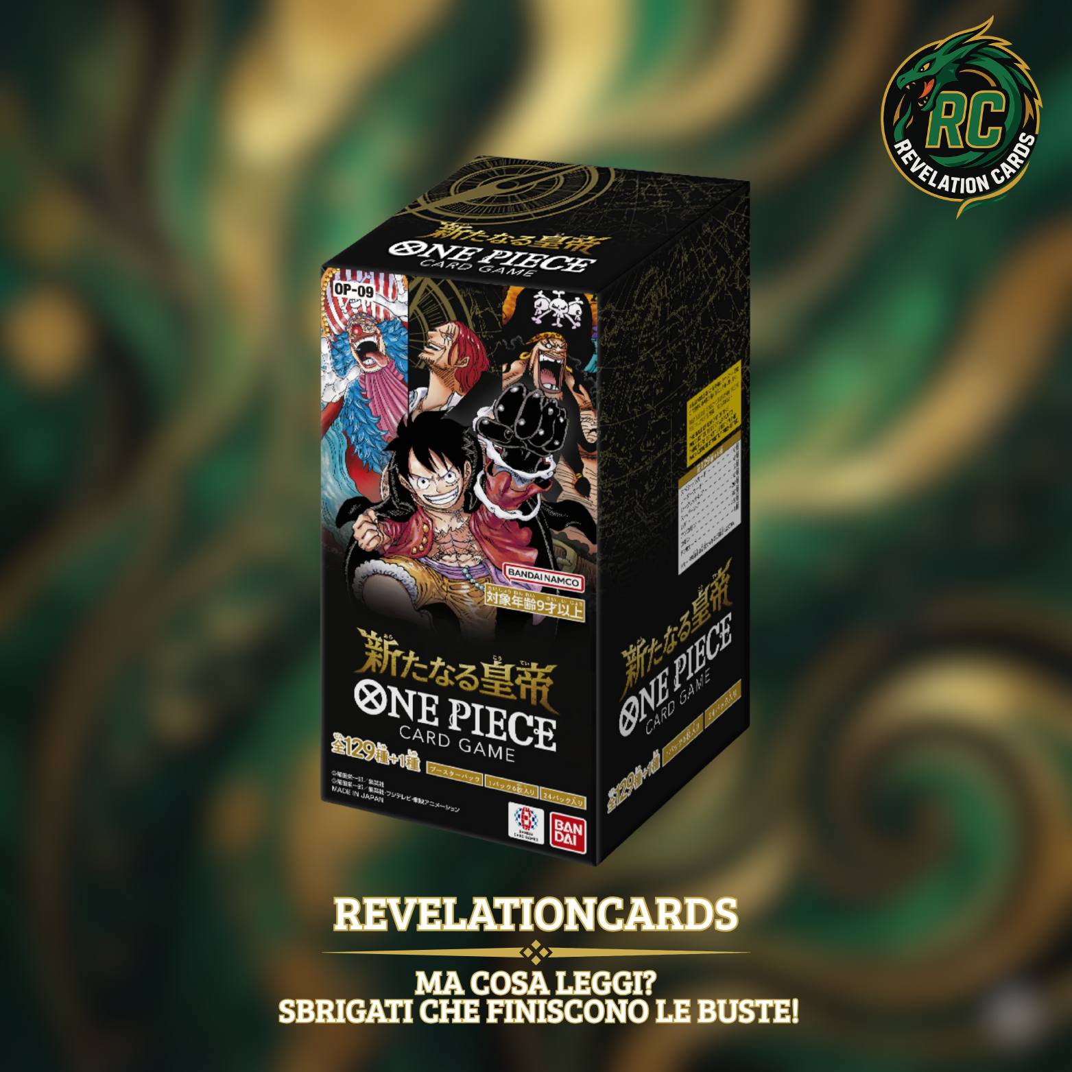 🏴☠️ One Piece Card Game – OP09 Booster Box (Giappone)