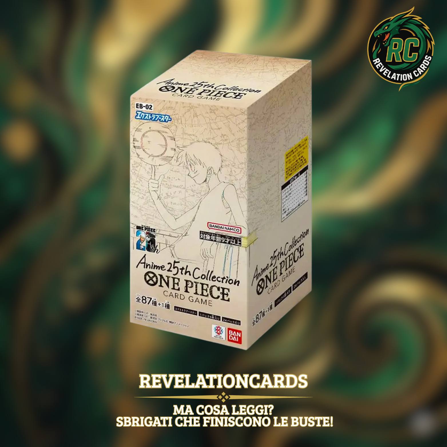 🏴☠️ One Piece Card Game – EB02 Booster Box (Giappone)