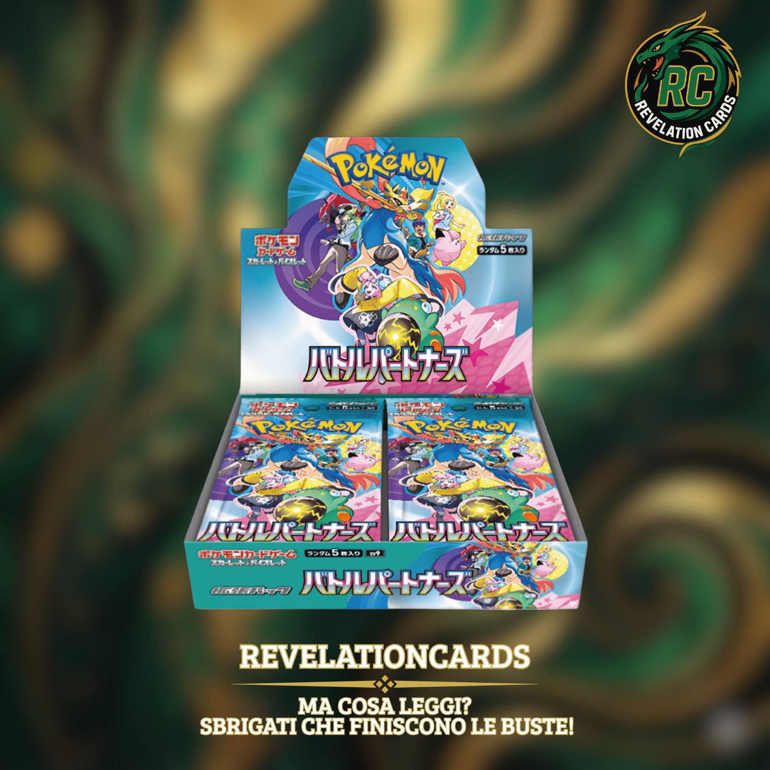 🤝 Pokémon – Battle Partners Booster Box JAP