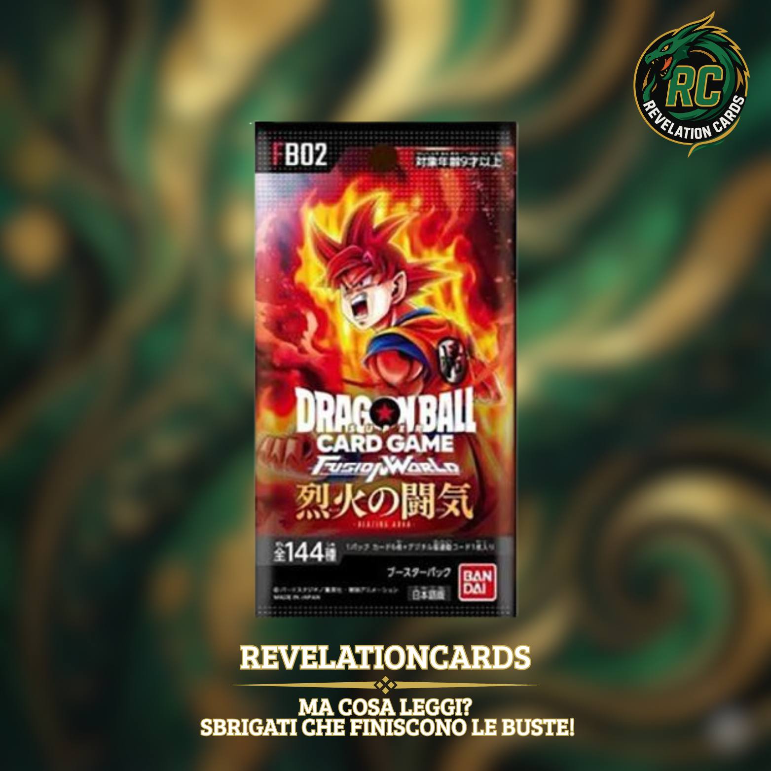 🐉 Dragon Ball Super Card Game – FB02 Booster  (Giappone)