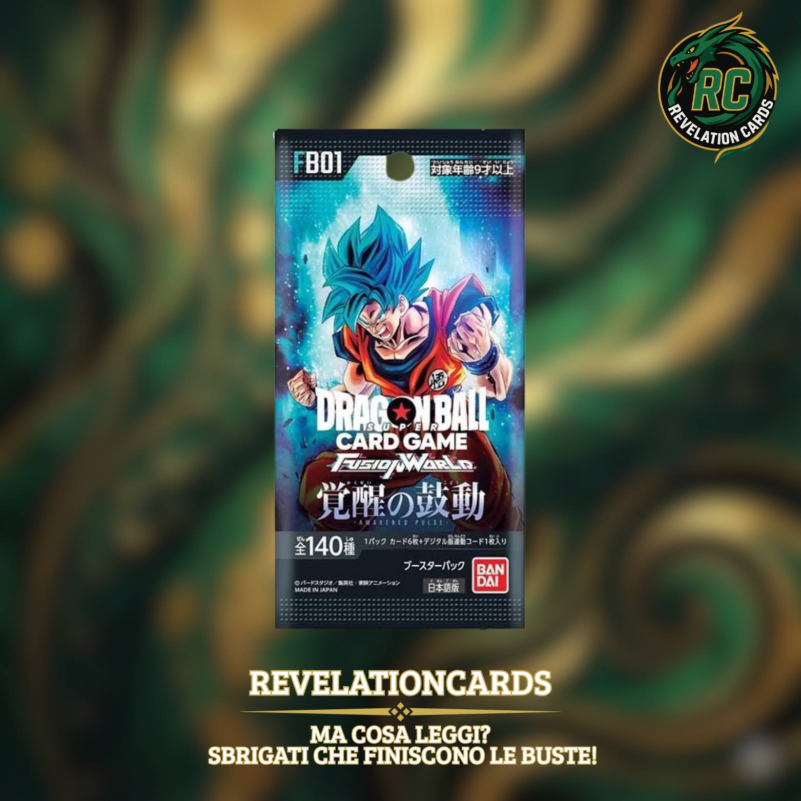 🐉 Dragon Ball Super Card Game – FB01 Booster (Giappone)