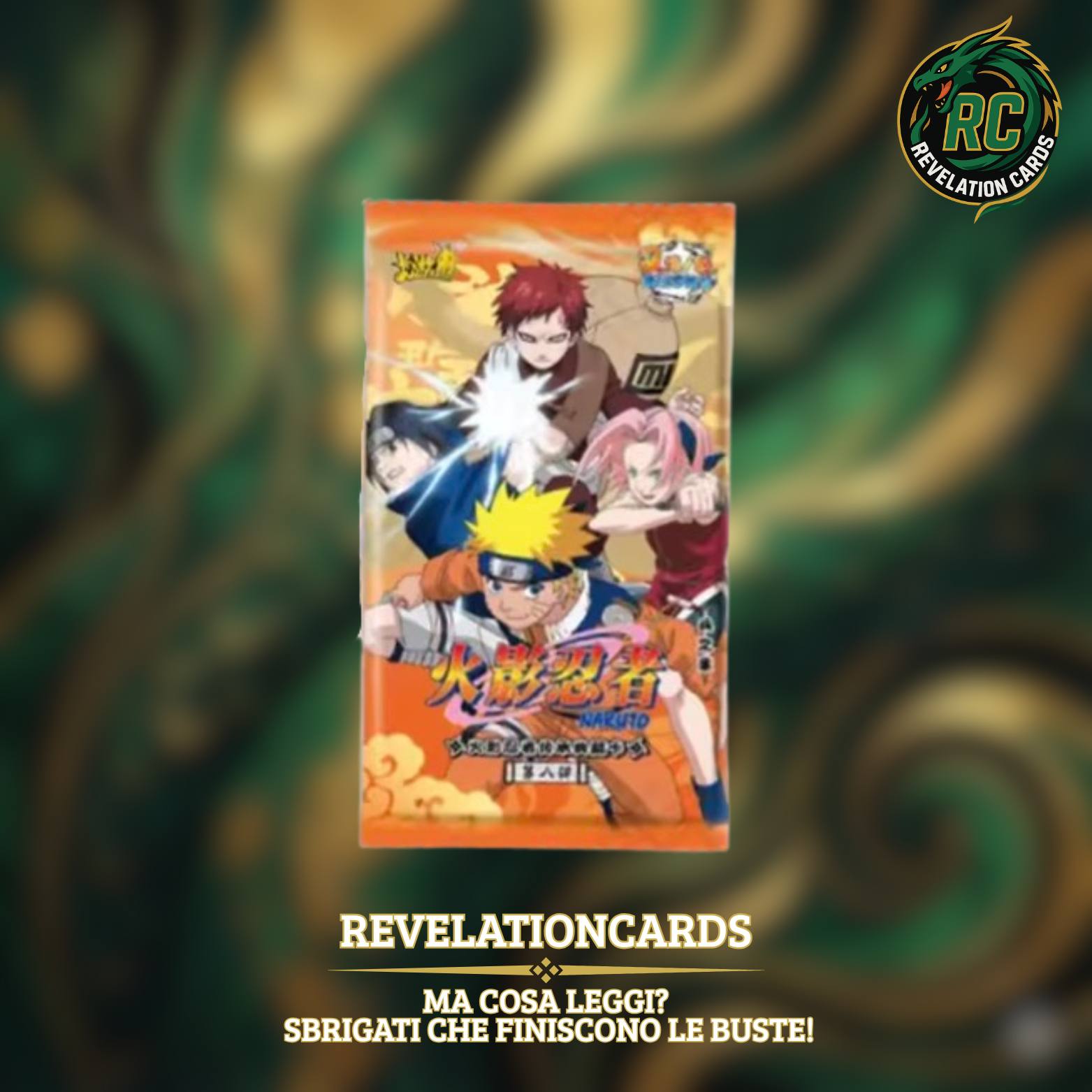 🌀 Bustina Singola Naruto Terra – Kayou (Ufficiale)